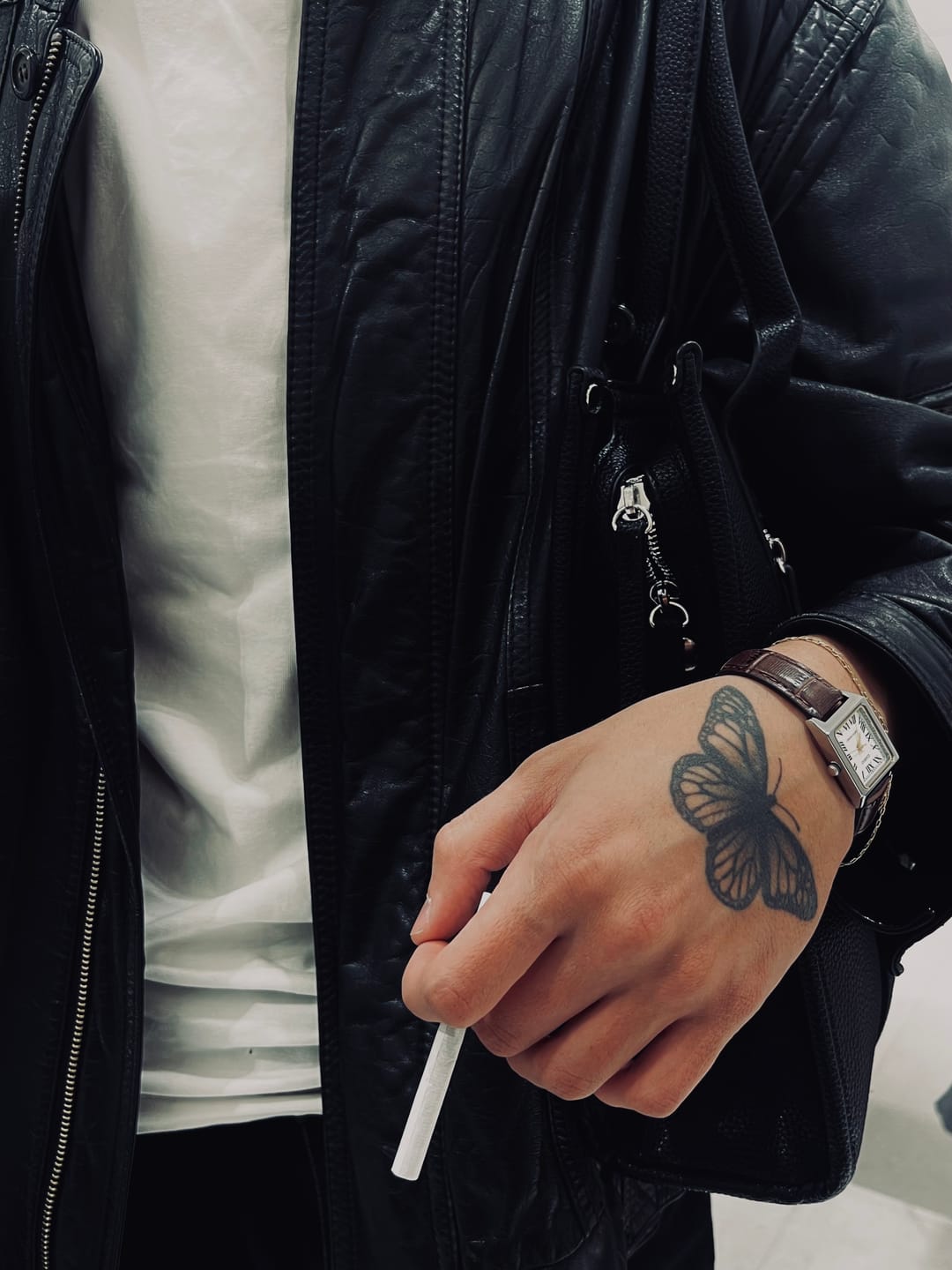 Customer photo review of Reloj Casio Tank Análogo LTP-V007L-7B2UDF Cuero Dial Blanco