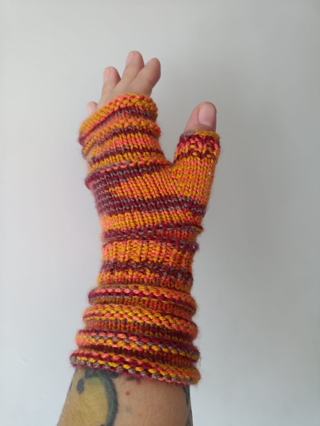 Customer photo review of Palillos Circulares  Knit Red 23 cm