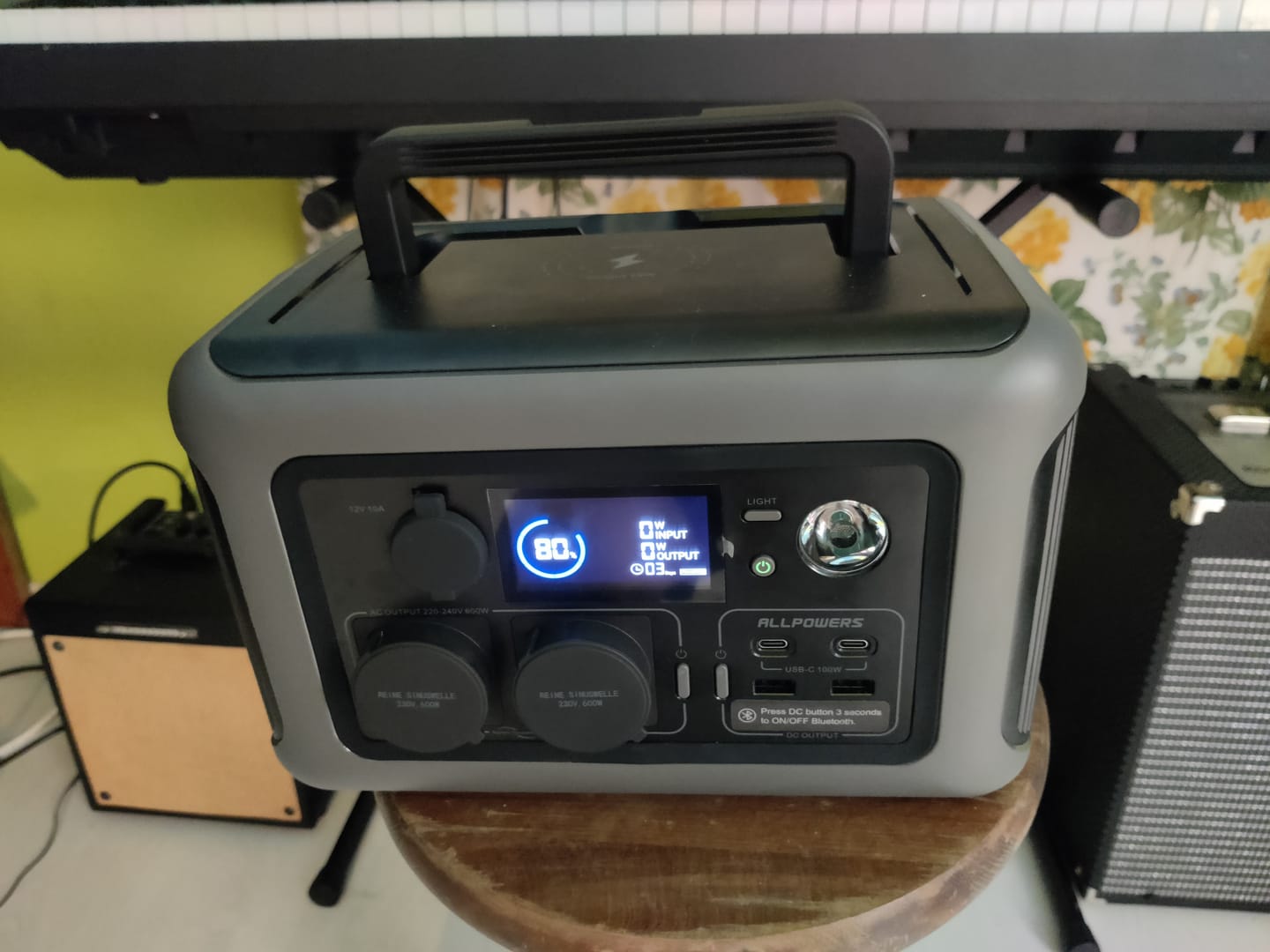Customer photo review of ALLPOWERS R600 Station électrique portable 600W 299Wh Batterie LiFeP04