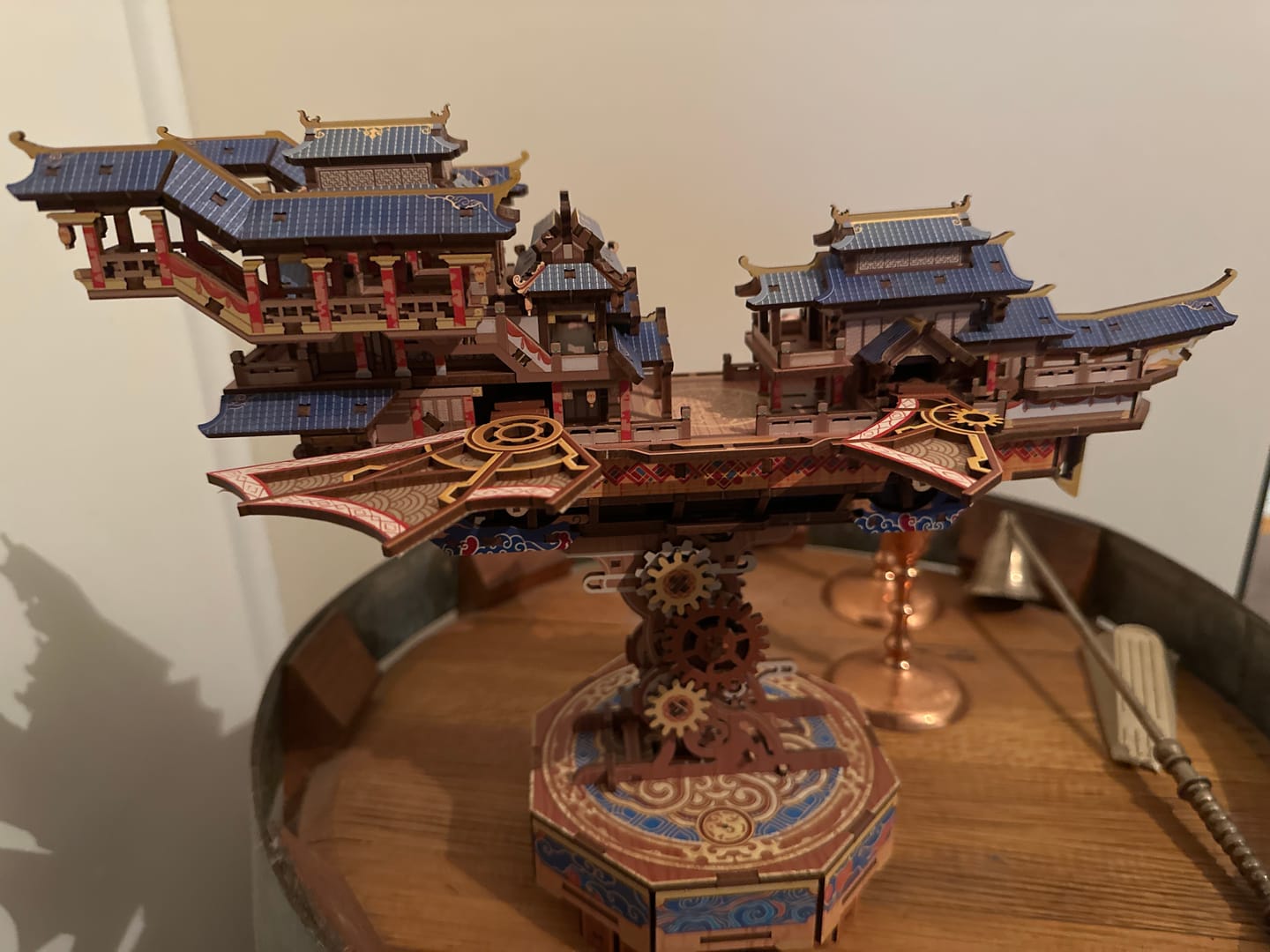 Customer photo review of Rokrgeek Steampunk Airships 3D Wooden Puzzle
