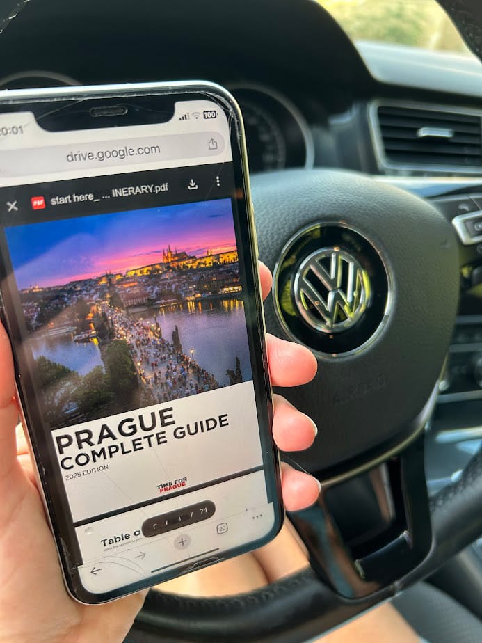 Customer photo review of Prague City Guide (Itinerary + Map)