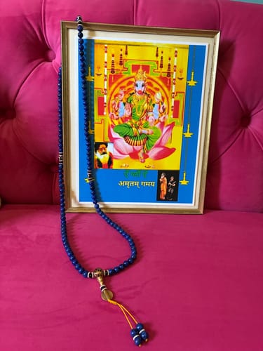 Customer photo review of 2 Lapis Lazuli Third Eye Malas