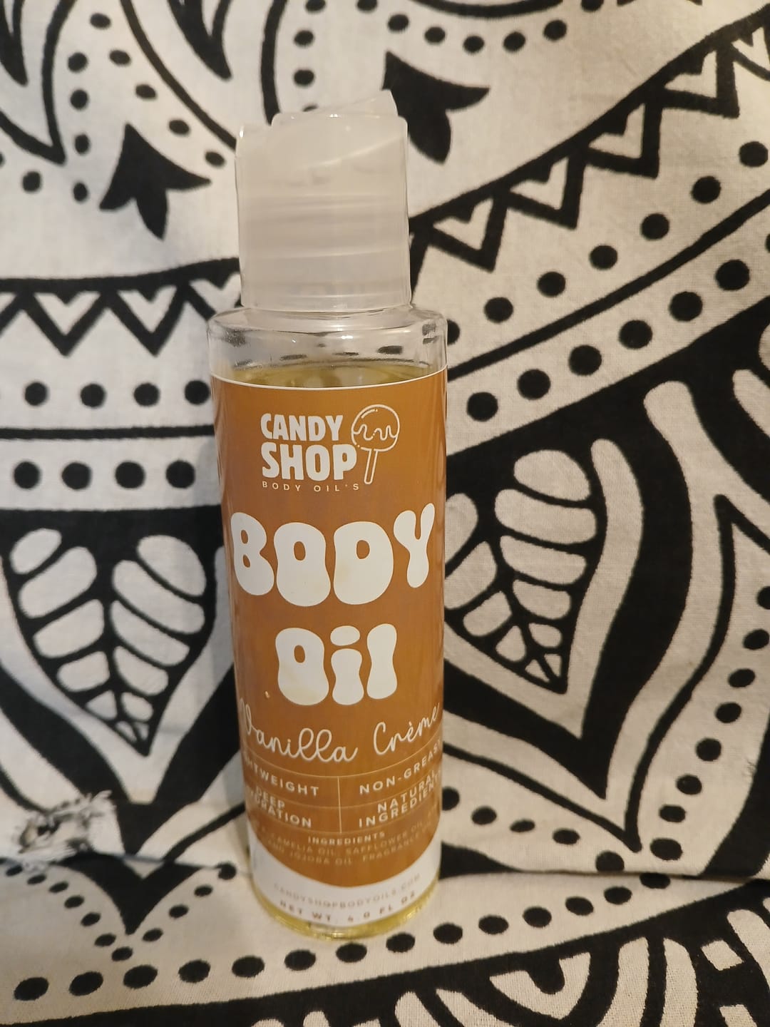 Customer photo review of Vanilla Cream - Body Oil