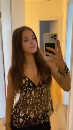 Customer photo review of Cristina™ - Embellished Top