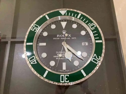 Customer photo review of ロレックスSubmariner ウォールクロック- グリーンブラック