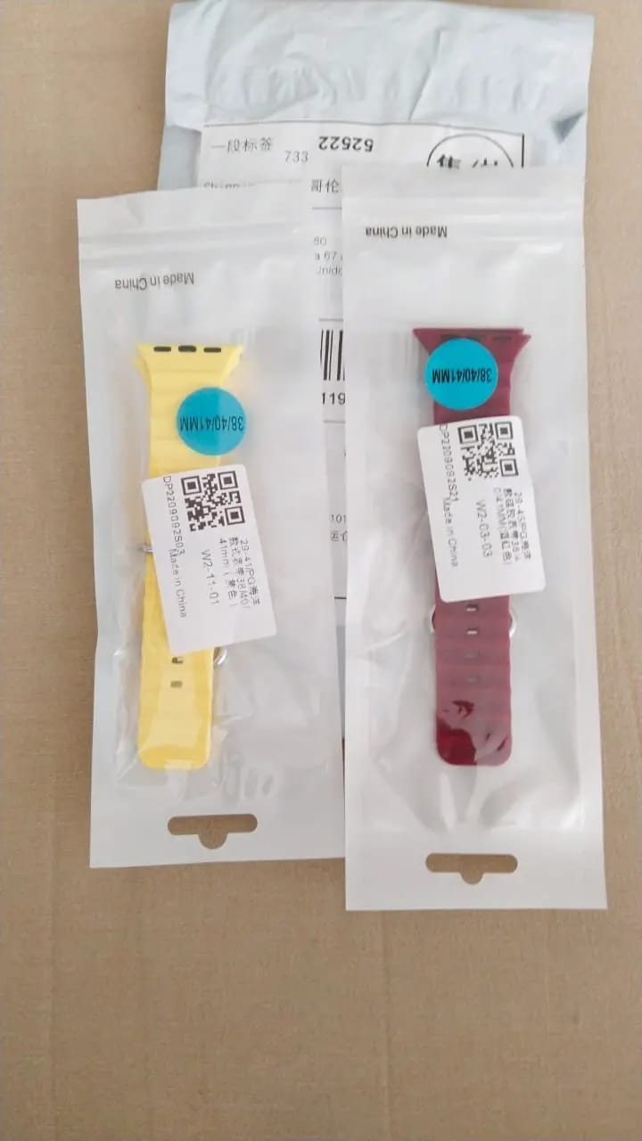 Customer photo review of Apple Watch Silicone Strap - Soft Waterproof and Breathable