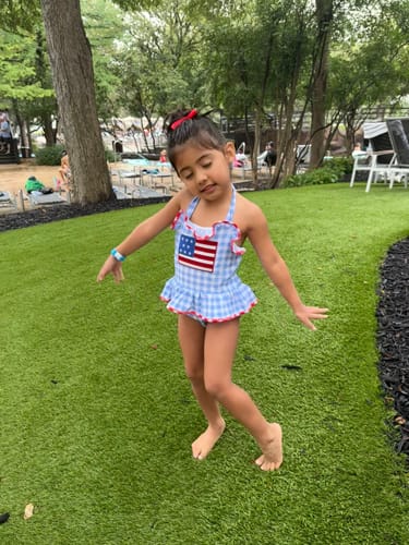 Customer photo review of Americana One Piece Swimsuit