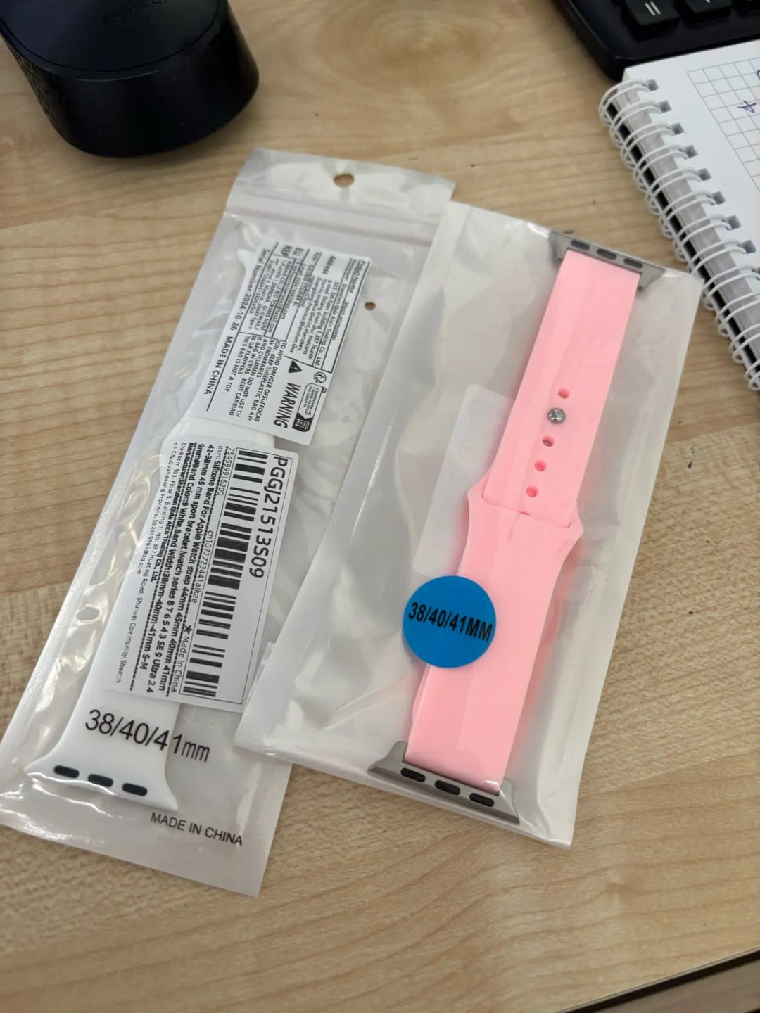 Customer photo review of Apple Watch Silicone Strap - Comfortable Waterproof Band