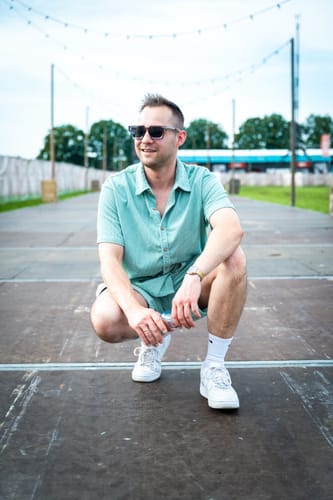 Customer photo review of Short-Sleeved Corduroy Button Up Shirt & Shorts