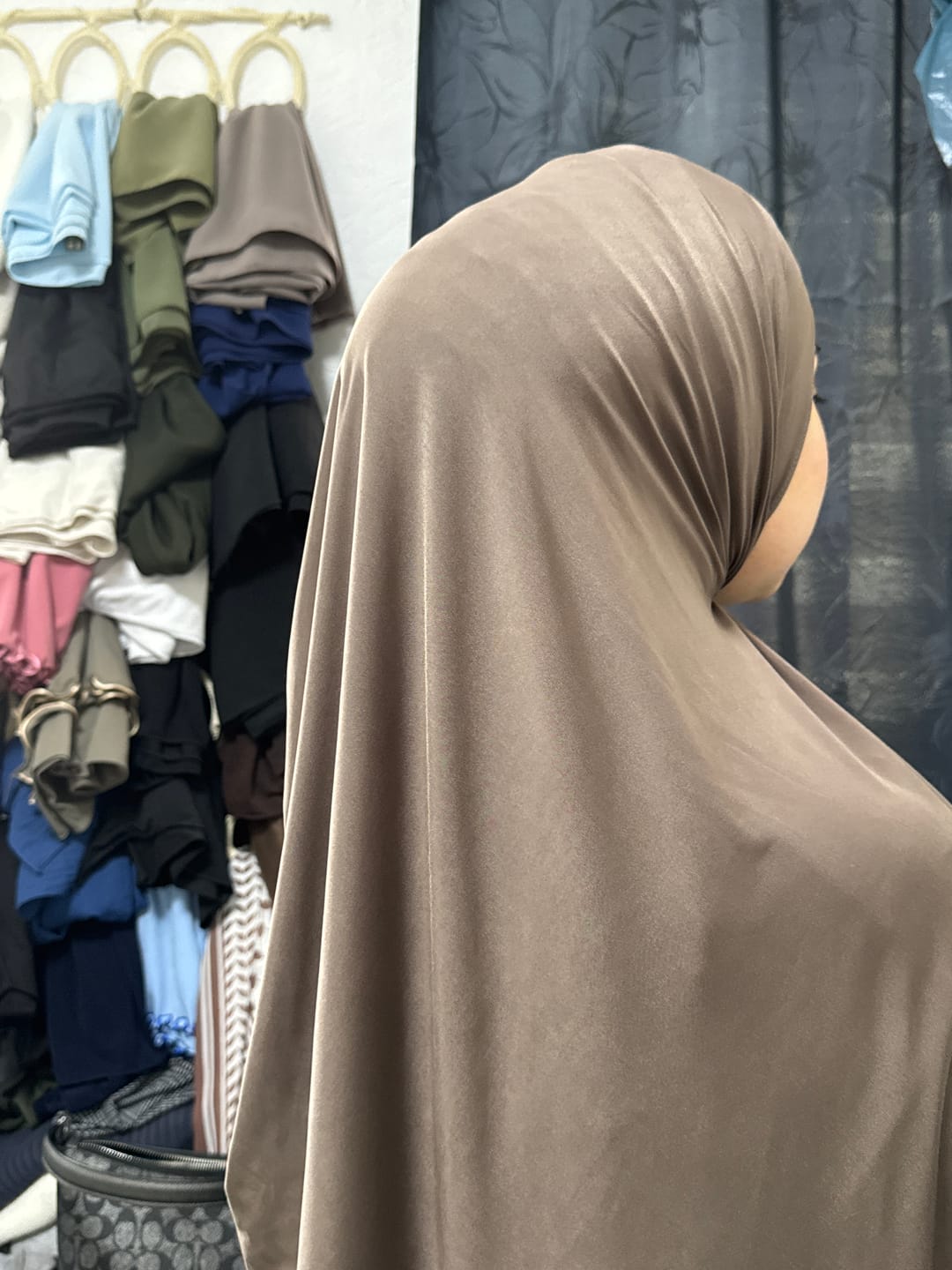 Customer photo review of Jersey Liquid Hijab