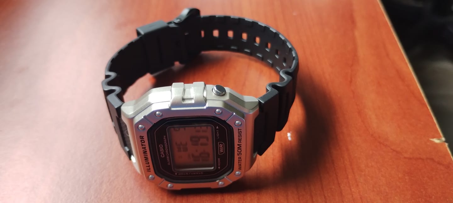 Customer photo review of Reloj Casio Vintage W-218HM-7AV Plateado