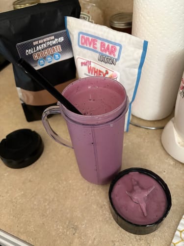 Customer photo review of VALUE DEAL: Collagen Powder - Chocolate