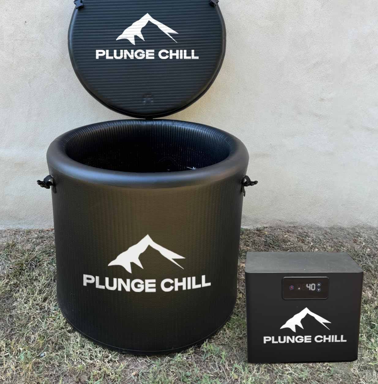 Customer photo review of Cold Plunge Chiller + Tub (XXL)