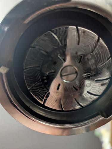 Customer photo review of High Diffusion Espresso Shower Screen