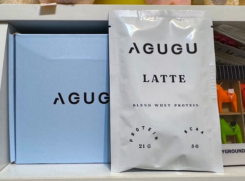 Customer photo review of 多效乳清蛋白飲－隨手包｜咖啡拿鐵