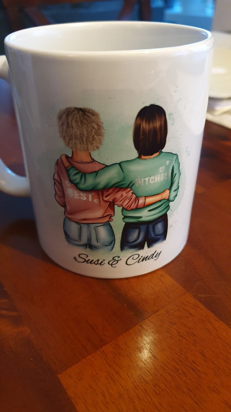 Customer photo review of Tasse - Besties, Beste Freundinnen - personalisierbar