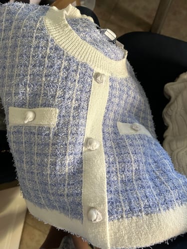 Customer photo review of Tweed Buttoned Dress