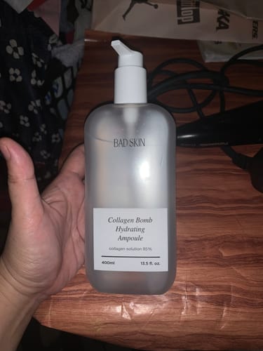 Customer photo review of Bad Skin™ Korean Collagen Bomb Hydrating Ampoule