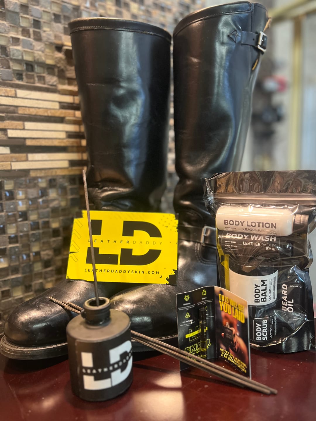 Customer photo review of LeatherDaddy Signature Oil Diffuser - Home & Lifestyle