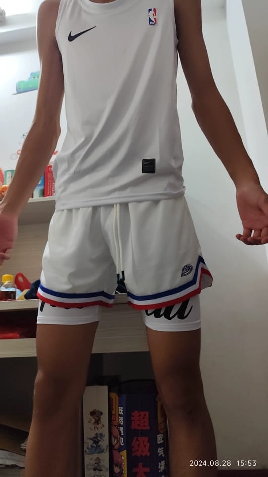 Customer photo review of Elite Pro White Compression Tank Top
