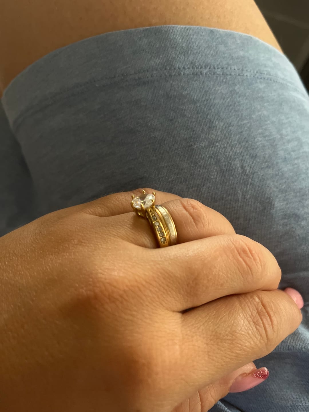 Customer photo review of Inel Crystals - Gold