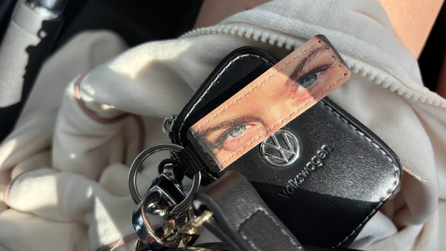 Customer photo review of Schlüsselanhänger - Augen Farbig