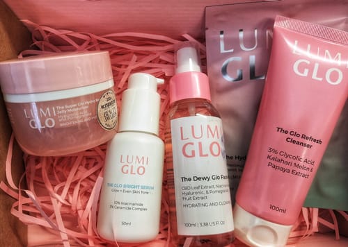 Customer photo review of The Super Glo Hydro Boost Jelly Moisturiser