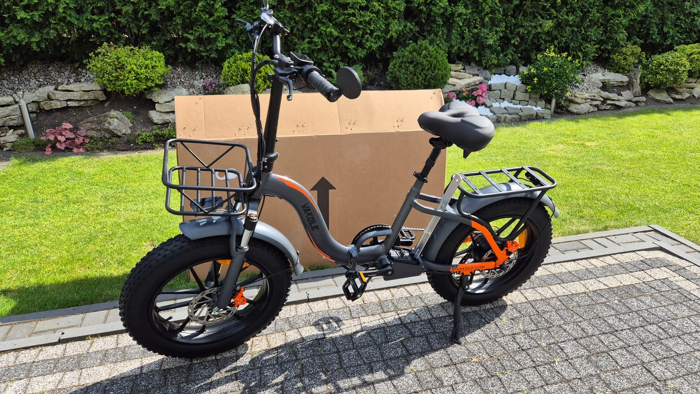 Customer photo review of Vakole Y20 Pro 20" Fat Bike 1440Wh Foldable Step-through E-bike 48V 30Ah Battery