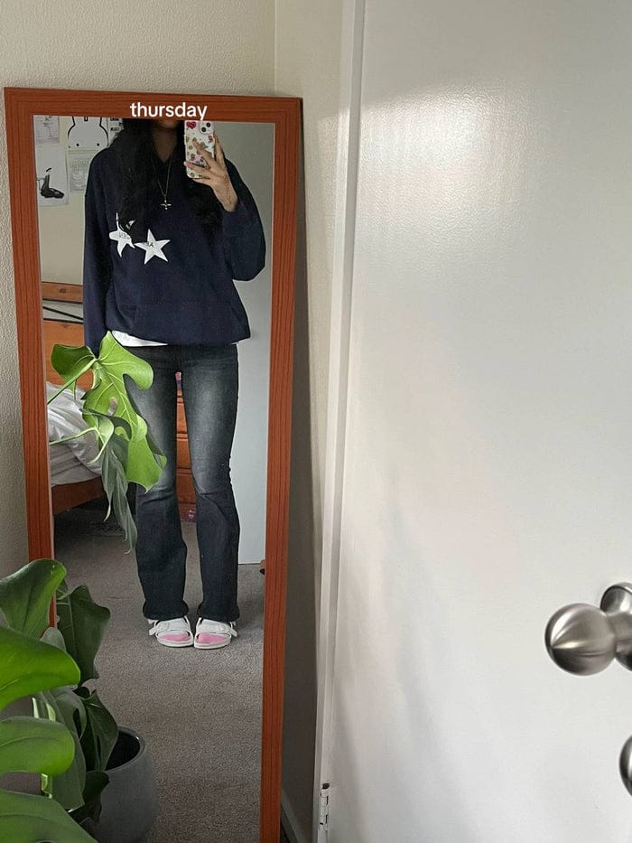 Customer photo review of Aelfric Eden Star Color Contrast Hoodie