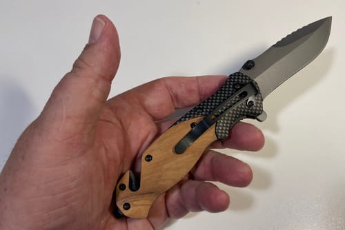 Customer photo review of ENTHUZST™ POCKET KNIFE