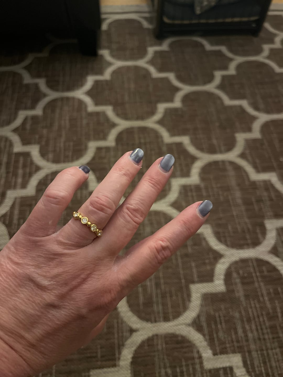 Customer photo review of Beaded Tennis Ring