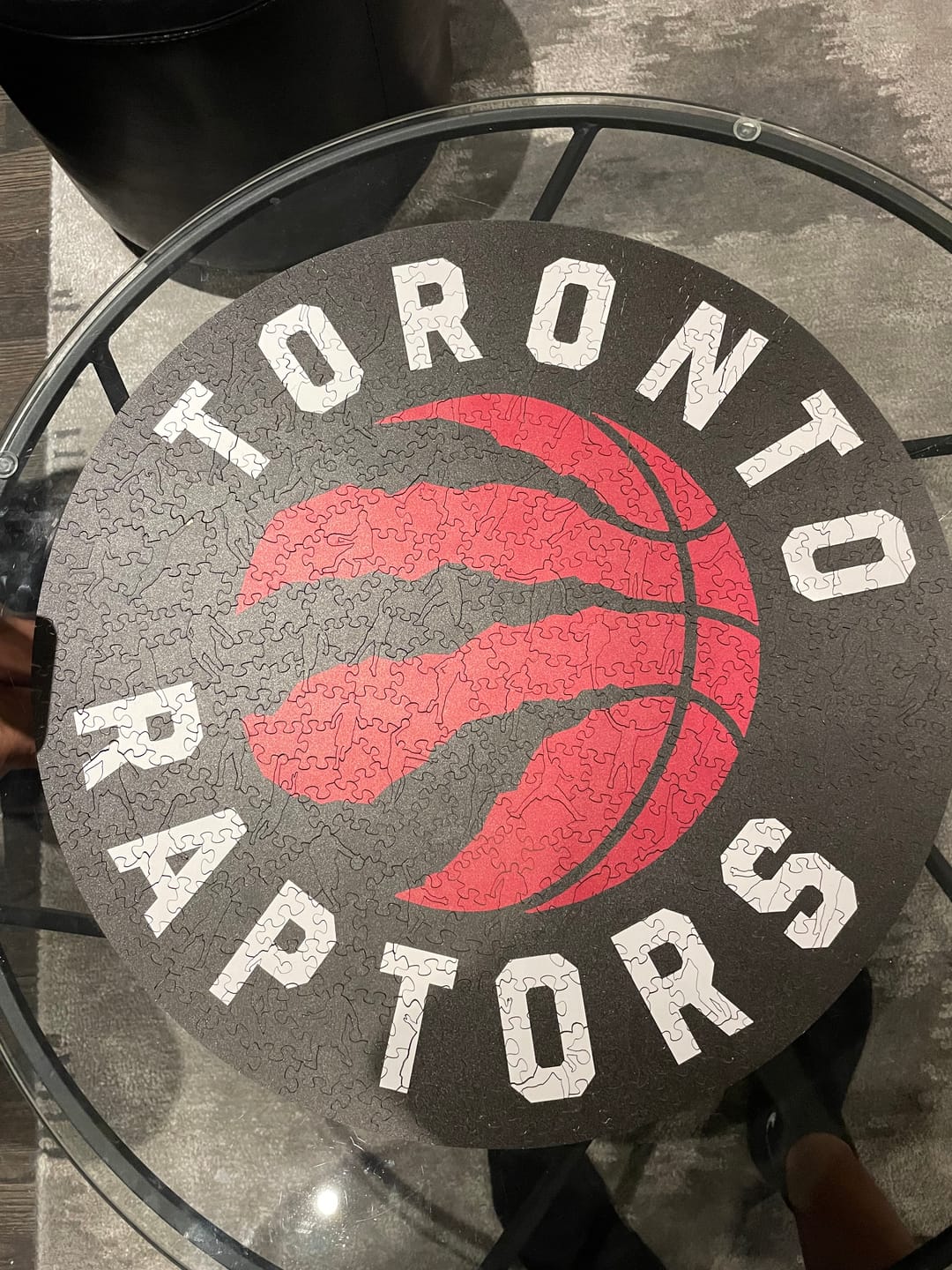 Customer photo review of Toronto Raptors™ - Wooden Puzzle