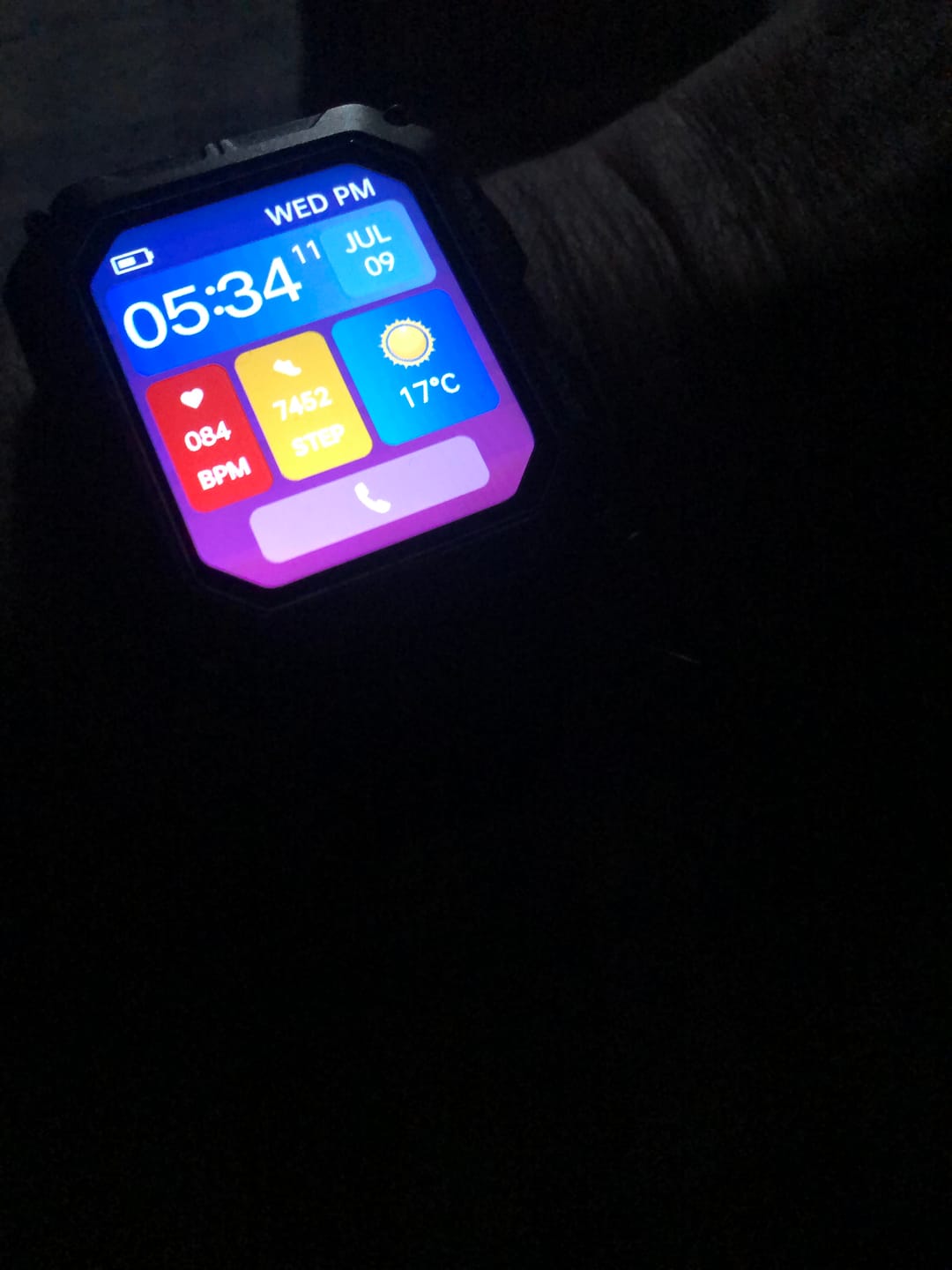Customer photo review of Hard Hat Smartwatch