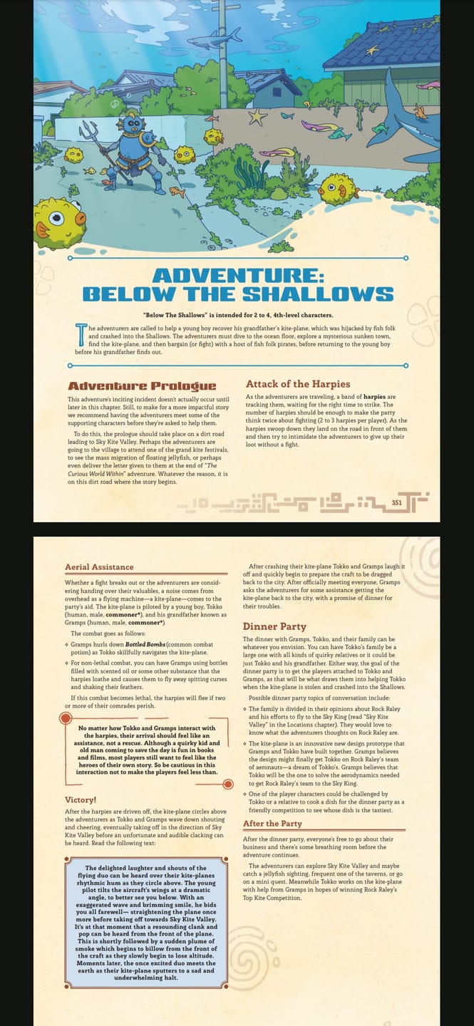 Customer photo review of Obojima: Tales from the Tall Grass PDF (Instant Download)