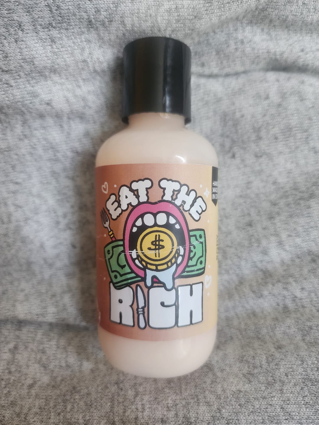 Customer photo review of Eat the Rich Body Lotion