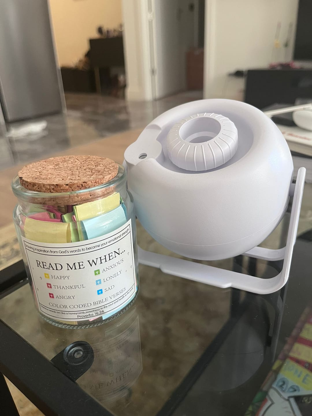 Customer photo review of (KIDS GIFTING BUNDLE) Bible Galaxy Full Set (Bible Jar + Projector)