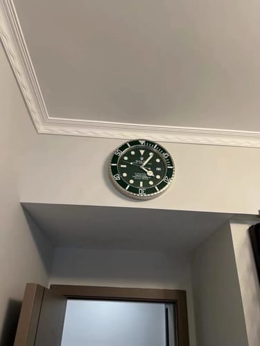 Customer photo review of ロレックスSubmariner ウォールクロック- グラッシーグリーン