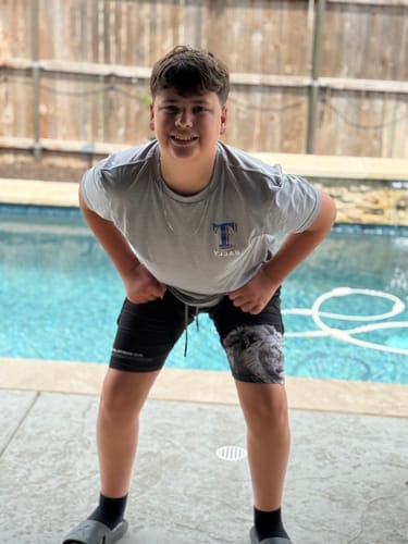 Customer photo review of Revelation 5:5 Lion Performance Shorts