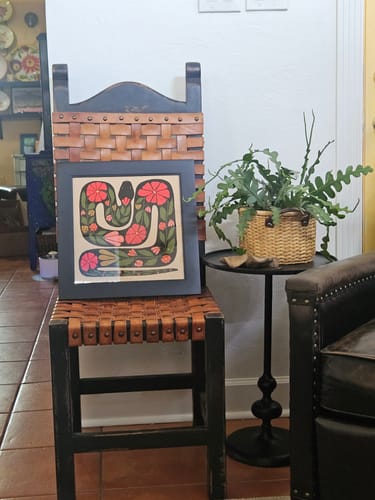 Customer photo review of Mountain Snake Art Print