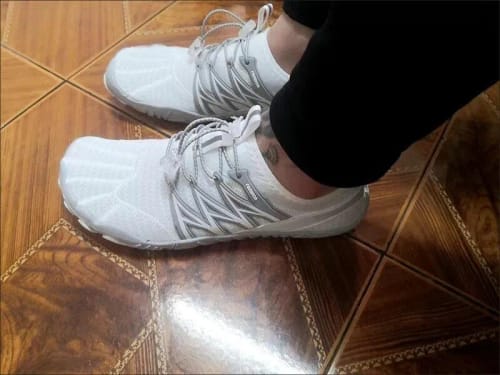 Customer photo review of Éclat I – Baskets Pieds Nus Confortables & Flexibles