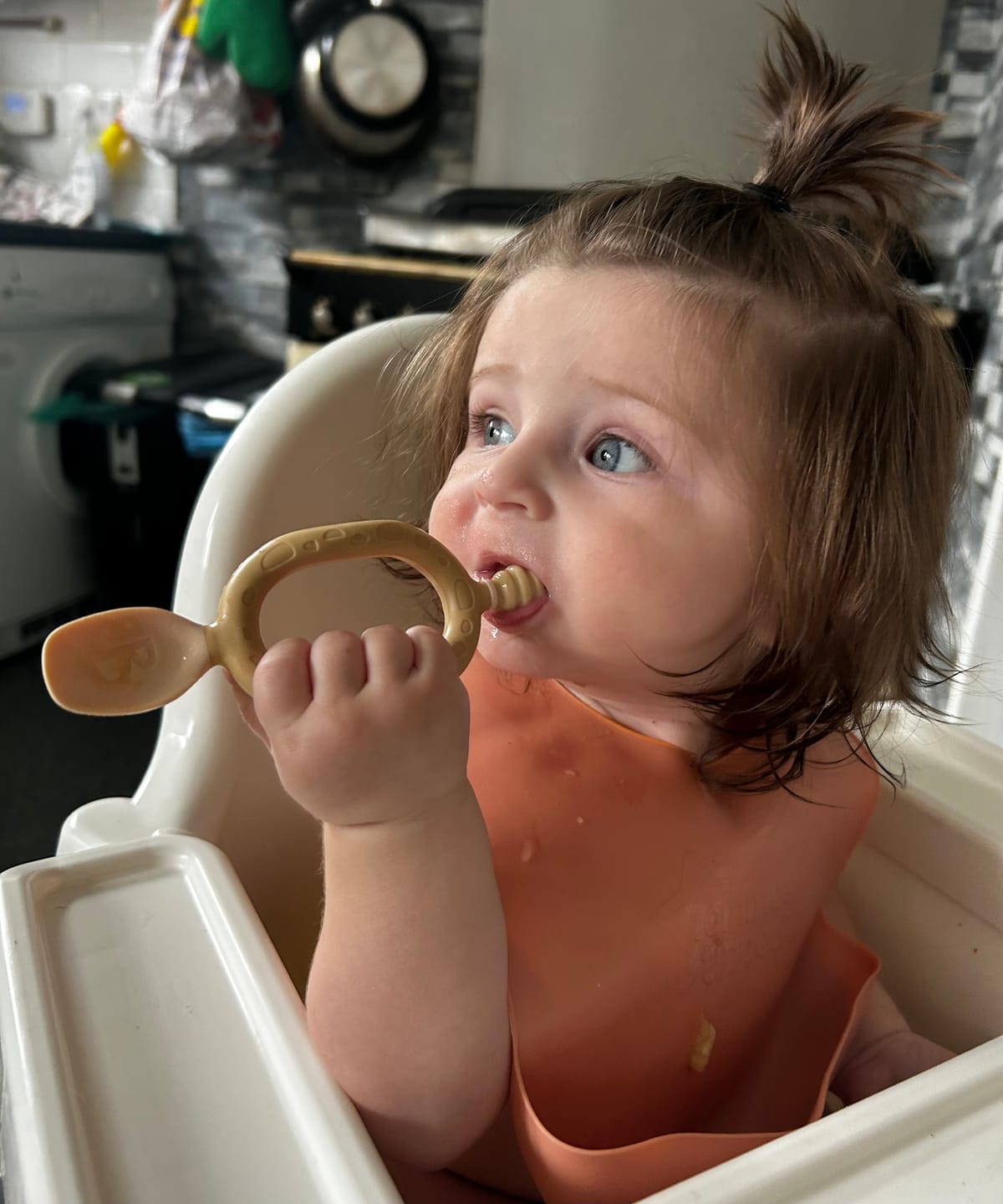 Customer photo review of Multi-stage baby spoon and dipper - Dippit™ (two-pack)