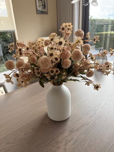 Customer photo review of Casa vaas - Mat wit