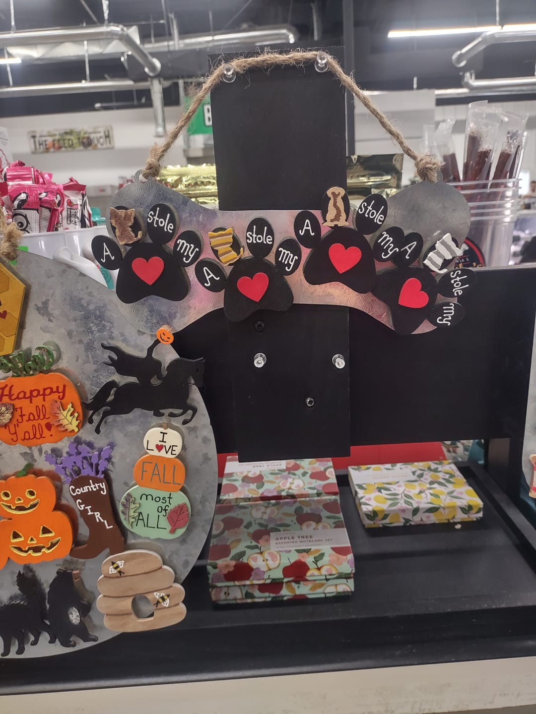 Customer photo review of Unfinished Wood Paw Print Shape - Pet Craft - up to 46"