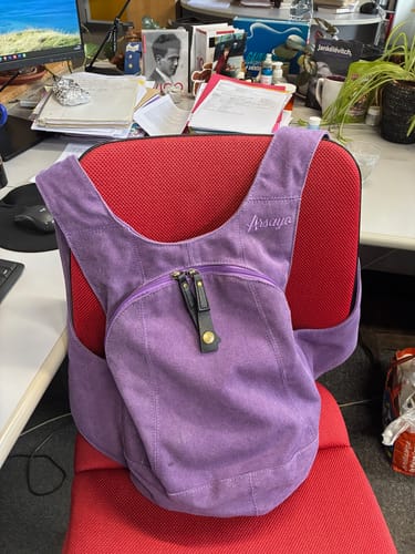 Customer photo review of Le sac à dos Estival en toile - Ergonomique et Antivol