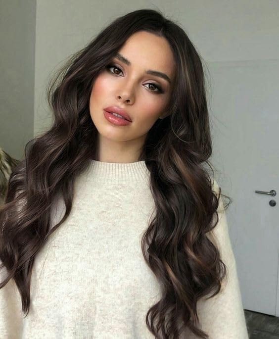 Customer photo review of Remy Hair Human Hair Topper For Women Mono Base Darkest Brown #2
