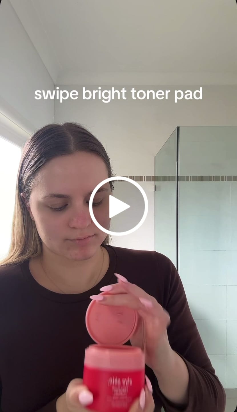 Customer video review of Swipe Bright Toner Pad