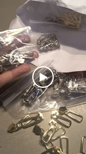 Customer video review of PUXADOR VAZADO N°6 C/CARRINHO DOURADO 10 PEÇAS