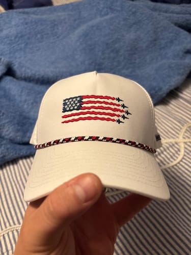 Customer photo review of USA Hat White