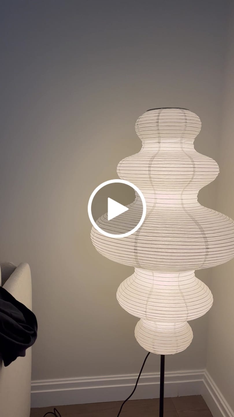 Customer video review of Zephyr Paper Floor Lamp