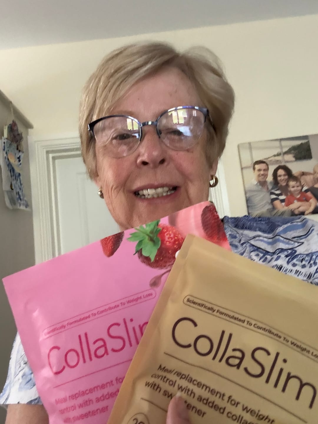 Customer photo review of CollaSlim Meal Replacement Shake With Collagen Protein